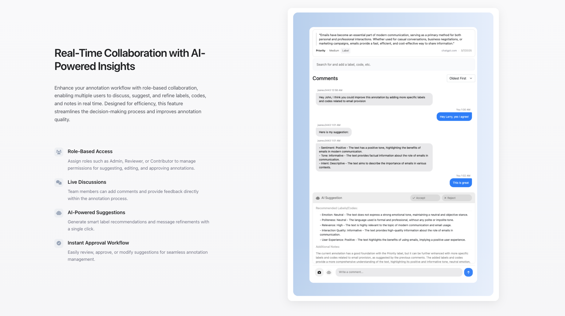 Phraze: LLM's Annotation Tool Screenshot - OO