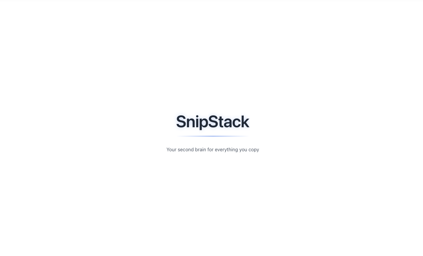 Snip: Smart Clipboard Manager Preview 1